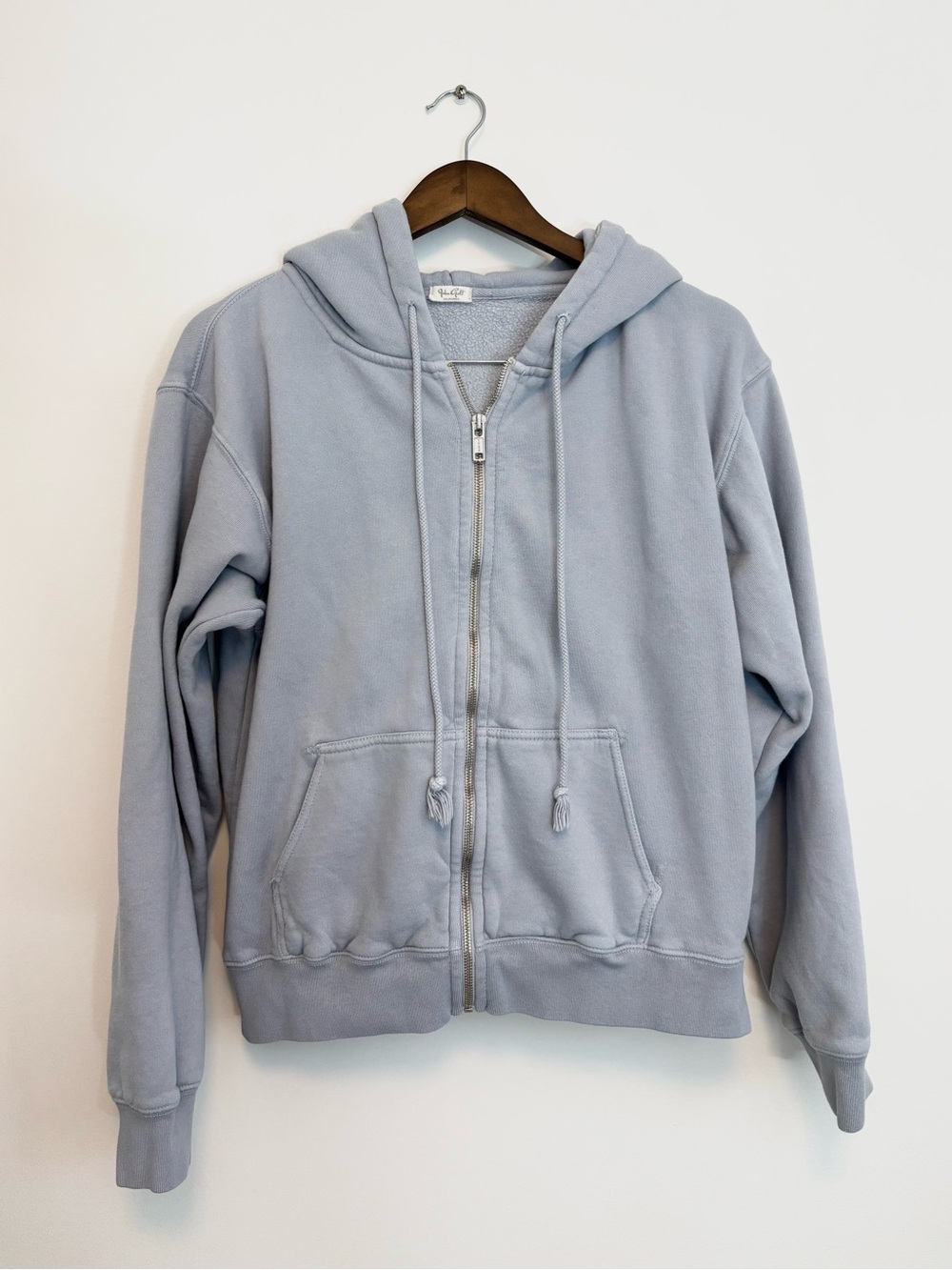 Brandy Melville John Galt Christy Hoodie Light Blue Hoodie